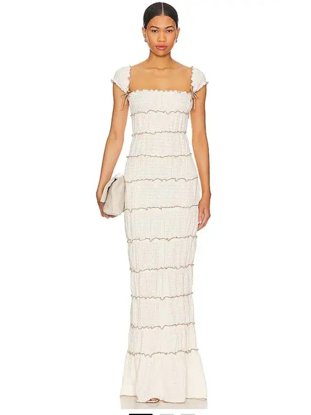 NWOT MAJORELLE Mathilda Maxi Dress in Cream